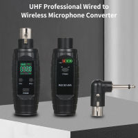 UHF Professional แบบมีสายเป็นไมโครโฟนไร้สาย Converter เครื่องรับส่งสัญญาณไมโครโฟน571 ~ 598MHz รับเกียร์50 ~ 80M