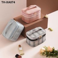 Cosmetic bag new female senior feeling portable large capacity super portable portable travel cosmetics receive package