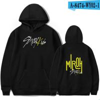 K POP Stray MIROH Hoodies Long Sleeve Hooded Sweatshirt Harajuku Tracksuit Sweat Coat Casual Sportswear Size XS-4XL