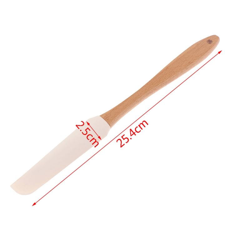 scraper-durable-wood-handle-utensil-spatula-cream-butter-removable-silicone-pancake-spatula-utensils-for-kitchen-accessories