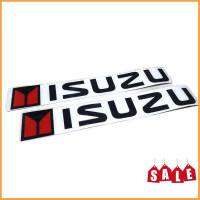 สติ๊กเกอร์ 2แผ่น ขนาด 6.5x40 cm ISUZU สติกเกอร์สร้างติดด้านข้างซ้าย-ขวา สำหรับ ISUZU ทุกรุ่นคุณภาพดี**การันตีคุณภาพ**