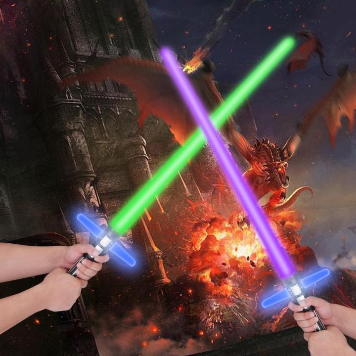 ที่มีสีสัน-cross-telescopic-ดาบเลเซอร์ของเล่นเด็กดาบกลางแจ้ง-lightsaber