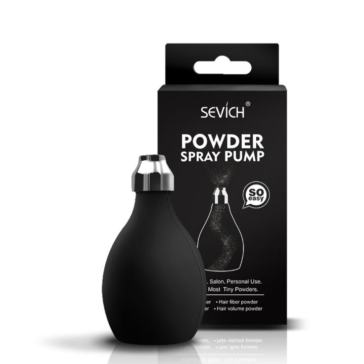 sevich-hair-building-fibers-applicator-powder-pump-black-color-rubber-nozzle-spray-applicator-pump-tool-easy-usage-hair-powder