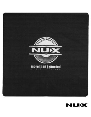 Nux Drum Mat พรมกลอง พรมกลองชุดไฟฟ้า เนื้อกำมะหยี่ขนสั้น ขนาด 131 x 131 x 0.5 ซม (สีดำ)