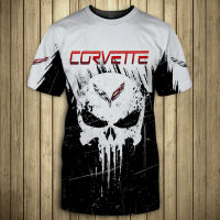 CORVETTE C1/C2/C3/C4/C5/C6/C7-Top-Mans T-Shirt 3D-SKULL SO COOL-HALLOWEEN Childrens T-shirts