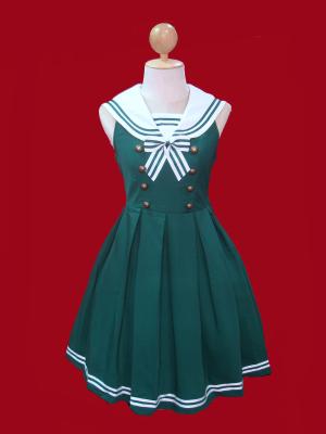 จัมเปอร์สเกิร์ตเลิฟลี่กรีนมารีน Lovely Green Marine Jumper Skirt