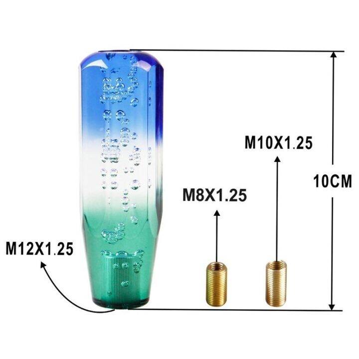 10cmฟองจัดแต่งทรงผมshiftหัวเกียร์สีสันสดใส