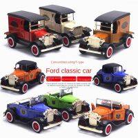 1:32 9 classic Ford vintage car models alloy car models sound and light toys convertibles