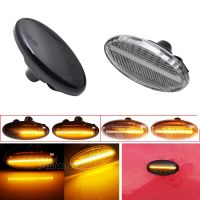 ☈ஐ 2Pcs Dynamic Turn Signal Blinker Amber LED Side Marker Light For Mazda 2 For Mazda 3 5 6 BT-50 MPV 2006 2007 2008 2009 2010