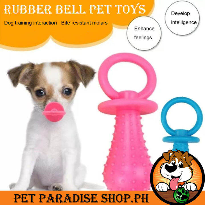 Rubber Pacifier Puppy Dog Chewing Molar Play Toy Pet Lazada PH