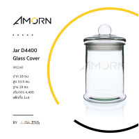 AMORN - Jar D4400 Glass cover - โหลแก้วฝาสูญญากาศ สำหรับดองเหล้า ดองบ๊วย ใส่ขนม หรือใส่ของได้ตามเอนกประสงค์