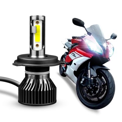 【CW】 1PC 25W Motorcycle Headlight H4 H7 H11 Lamp Fog Lights COB Led Bulbs Front Headlamp for Spotlights 6000K