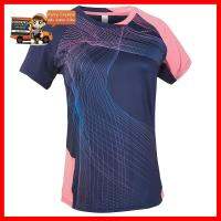 Badminton เสื้อยืดรุ่น 560 W (สีกรมท่า/ชมพู) **ของแท้** มั่นใจ ได้ของเร็ว!!!