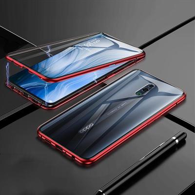 360โลหะแม่เหล็กการดูดซับโทรศัพท์เคสสำหรับ VIVO V11 V20 Pro V20SE กระจกสองด้าน + 9H กระจกเทมเปอร์ฝาหลังม