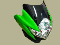 HEADLIGHT SPYDER DUCATI STREET FIGHTER "GREEN" &amp; "BLACK" #ไฟหน้า ชุดไฟหน้าครบเซ็ท สีดำ-เขียว