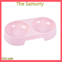 Samurry ✨Hot Sale✨ Car สัตว์เลี้ยงให้อาหารคู่ชามพลาสติกป้องกันมดอาหารน้ำสำหรับสุนัขแมวลูกสุนัข