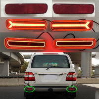 For Lexus LX470 For Toyota Land Cruiser 100 LC100 1998-2007 Car Rear Bumper Reflector ke Lamp Marker Light