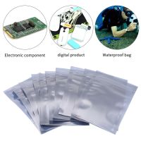 ❐☄◊ 20 PCS Storage Bag Resealable Anti Static Pouch for Electronic Accessories Package ESD Bags Antistatic Aluminum 4 Size Ziplock