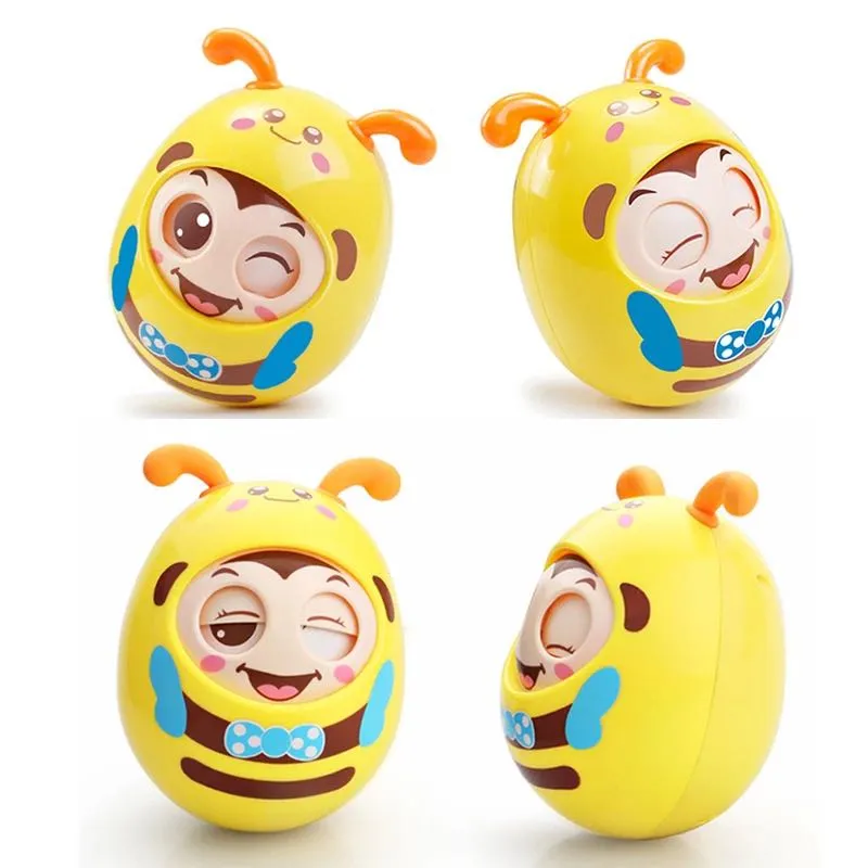 Cartoon Baby Tumbler Toy Wink Design Educational Cute Tumbler Roly