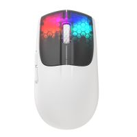 Attack Shark X5 RGB Tri-Mode Gaming Mouse Type-C Wired, 2.4G+BT5.0 Wireless PAW3212 4000 DPI