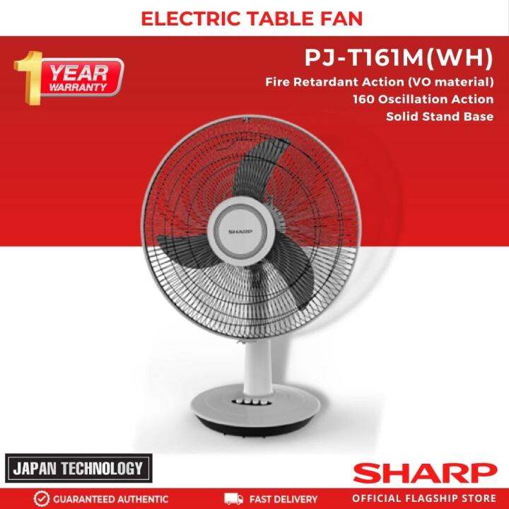 Sharp PJT161M(WH) 16" Electric Table Fan Lazada PH