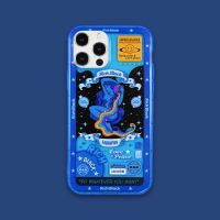 RichBlack原创设计 星座系列水瓶座蓝手机壳适用于iPhone14ProMax