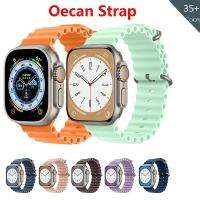 rfgykdtg Ocean strap For Apple watch band 49mm 45mm 44mm 40mm 41mm 42mm 49 45 mm silicone correa bracelet iWatch Ultra serie 7 6 5 4 se 8