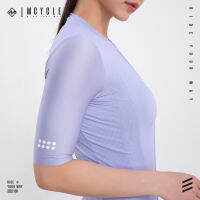 Mccycle Factory Anti-UV น้ำหนักเบารู้สึกเย็นถ่านไม้ไผ่ผ้าไหมผู้หญิงเสื้อขี่จักรยาน