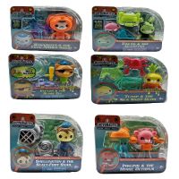 Octonauts Action Figures Glow In The Dark Marine Creature Vampire Squid Sea Snot Bolb Slime Eel Pack Free shipment item Toys