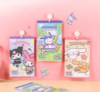 Cute Cartoon Kuromi Cinnamoroll Pochacco Sticker Book Hand Account Decoration DIY Goo Card Student Stickers for Kawaii Girl Label Maker Tape