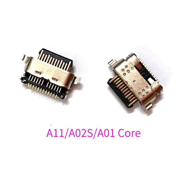 20ชิ้นสำหรับ S Amsung G Alaxy A11 A115 A02s A01 Core A013 Usb ชาร์จพอร์ต D Ock ซ็อกเก็ตเสียบชาร์จเชื่อมต่อซ่อม