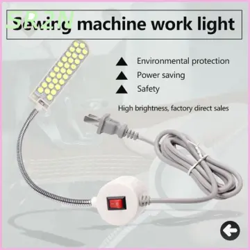 Industrial Lighting Sewing Machine Led Lights Multifunctional Flexible Work  Lamp Magnetic Sewing Light For Drill Press Lathe Eu Plug