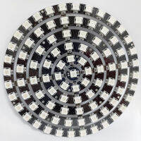 แหวน RGB RGBW WS2812B 93 Leds แหวน5050 RGB อบอุ่นสีขาว Rgb ไฟ LED สีขาวลูกปัด DC5V PCB สีดำ