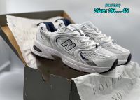 [ มาใหม่ ] รองเท้าผ้าใบ รองเท้าNB 530  พื้นนิ่ม ใส่สบาย  Size.37-45 EU รองเท้าลำลอง รองเท้าผ้าใบผู้ชาย รองเท้าวิ่งผช  รองเท้าออกกำลังกาย H7A002