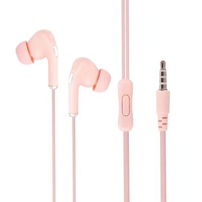 In-ear Earphone Headphone Headset Stereo Earbuds With Mic 3.5mm Jack Wired For Iphone Samsung Huawei Xiaomi Redmi Phones