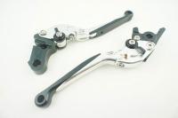 มือเบรคมือครัช  แบบปรับได้7ระดับสีเงิน FULL ADJUST BRAKE LEVER SET SILVER CBR250R CBR300R CB300F