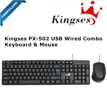 Wireless Keyboard and Mouse Combo, Superbcco 2.4GHz USB Cordless Computer  Keyboard with Numeric Keypad, Quiet Click, Round Keys, Slim for