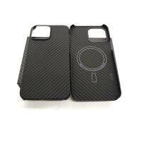 for magsafe magnetic case for iphone 14/13 pro max carbon fiber ultra-thin Aramid fiber cover for iphone14 plus 13 mini case