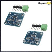 JINGWEI 2Pcs สีฟ้าสีฟ้า อินเตอร์เฟซ I2C แหล่งจ่ายไฟปัจจุบัน ดีไอวาย โมดูลบอร์ดฝ่าวงล้อม Arduino Raspberry Pi