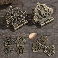 【CC】▲✥☄  2sets Hinges w/screw Antique Bronze/Gold 24x54mm Door Cabinet Jewelry Drawer Old Fashion Chinese