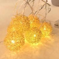 Led ball String Lighting Holiday Battery Light Room Creative Small Lantern