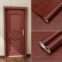 Modern furniture decoration doors desktops cabinets renovation stickers self-adhesive waterproof wood grain wallpaper rolling