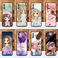 เคส Oppo Find X2 ลายการ์ตูนเด็กผู้หญิงน่ารัก งานเกรดในห้าง เคสขอบนิ่มไม่กินขอบ เคสมือถือ เคสโทรศัพท์ เคส TPU case กรอบมือถือ กรอบโทรศัพท์