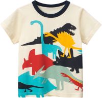 Toddler Kids Girls Boys Cartoon Prints Loose Tops Soft Short Sleeve T Shirt Tee Tops Clothes 7 Short