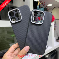 เคสคาร์บอนไฟเบอร์แท้สำหรับ Iphone 14 Pro Max ฝาครอบป้องกันการตกเคสบางพิเศษ Iphone 14 Plus hixuanyazhuangx