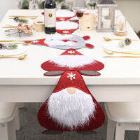 Christmas Placemat Double Usage Decorative Christmas Table Runner Combination Kits Xmas Decor