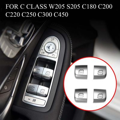 4PCS Door Window Glass Lifter Control Switch Button for Mercedes-Benz C Class W205 GLC W253