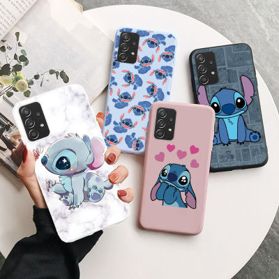 เคส A52s Samsung Galaxy A52 4G 5G 6.5 "นิ่มฝาครอบ TPU สำหรับ Samsung 52 S A 52 S A52 A52s Lilo Stitch กันกระแทก