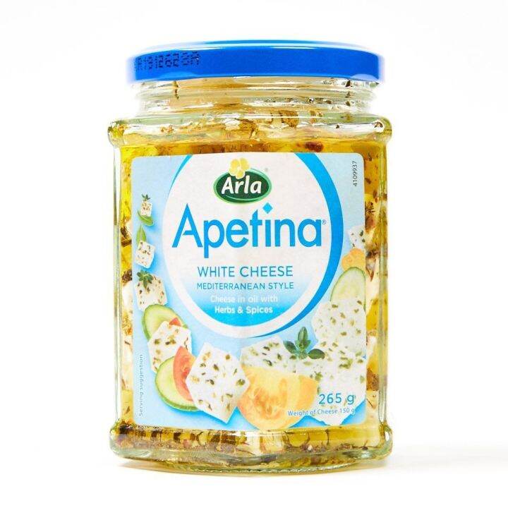 Arla Feta Apetina Cheese Cubes in Oil w/ Herbs Spices 265g Lazada PH