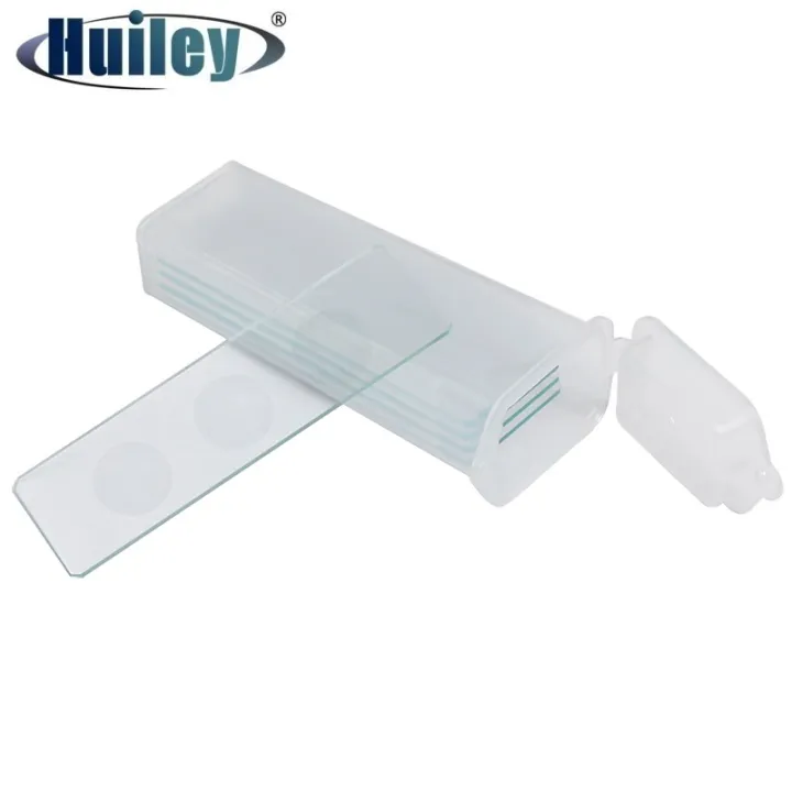 5 Pieces Biological Microscope Glass Slides Three Concave Blank Slides